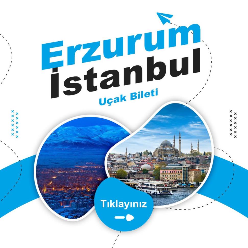 Erzurum - İstanbul Uçak Bileti